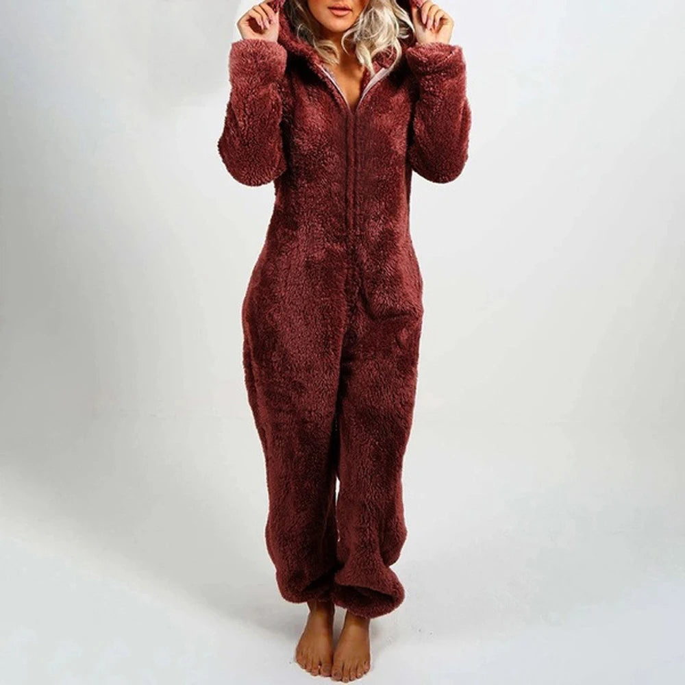 Cozy Luxe Plush Romper