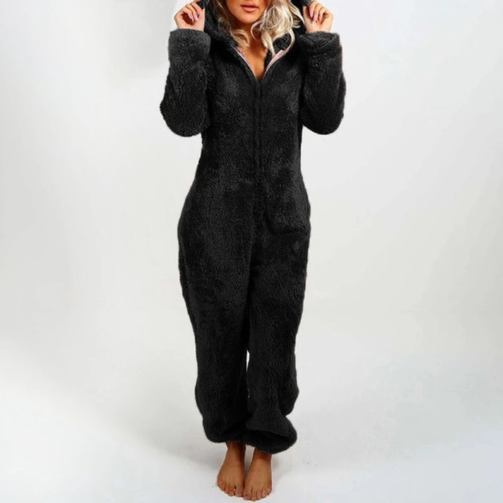 Cozy Luxe Plush Romper