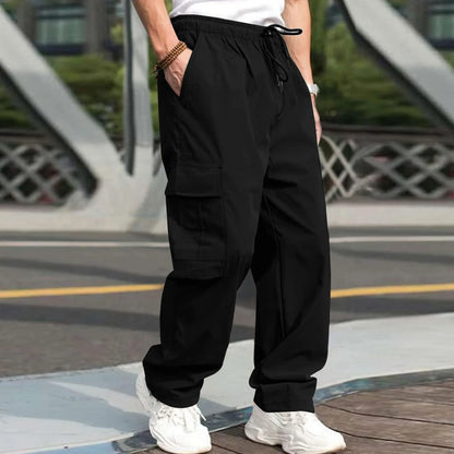 Casual Streetwear Solid Color Cargo Pants