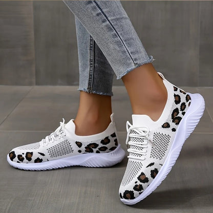 Leopard Print Slip-On Sneakers