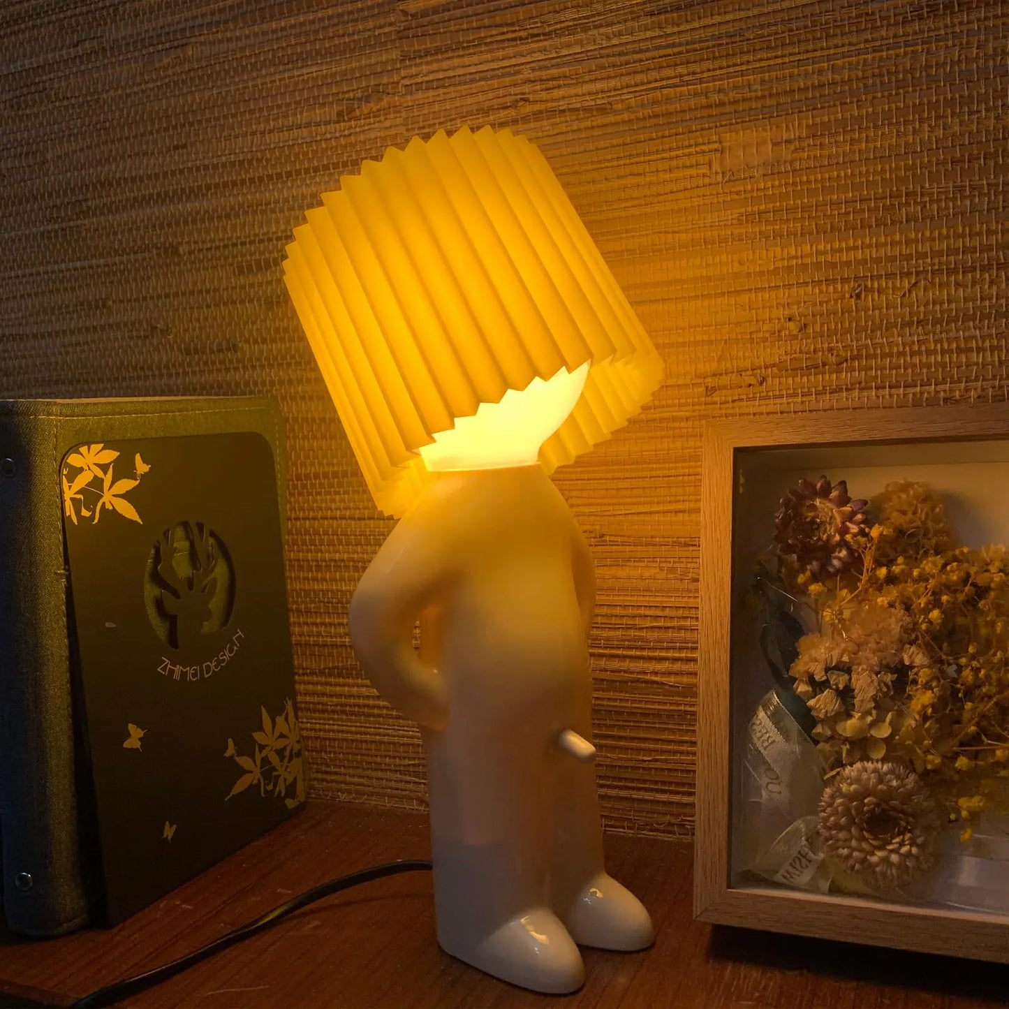 Playful Shy Man Night Lamp