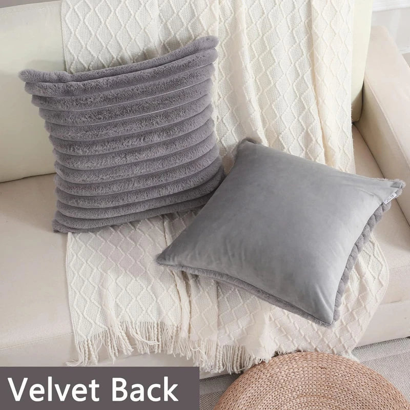 Velvéra Faux Fur Cushion Cover