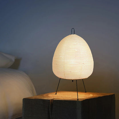 Akari-Inspired Japanese Table Lamp