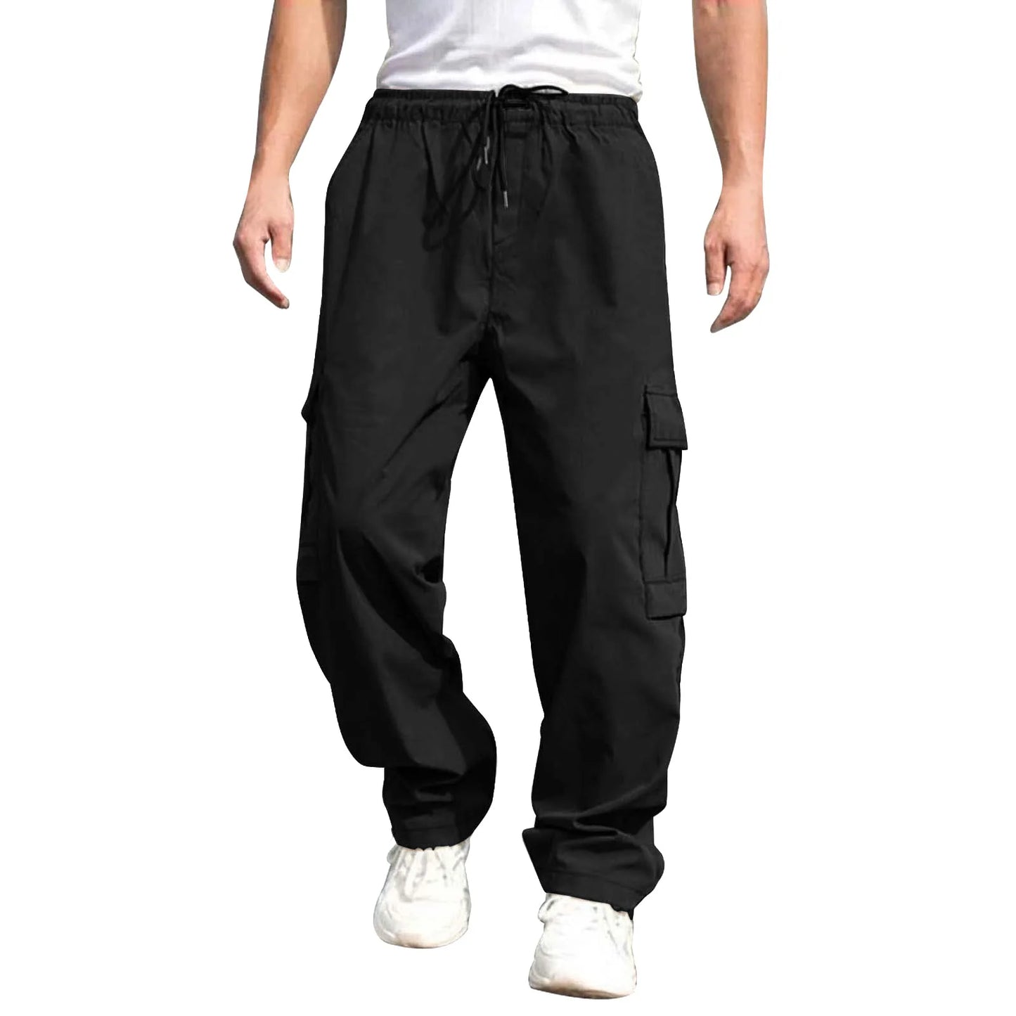 Casual Streetwear Solid Color Cargo Pants