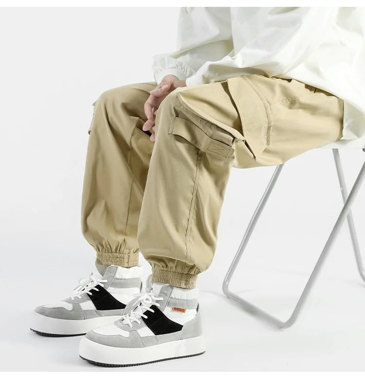 Multi-Pocket Cargo Jogger Pants