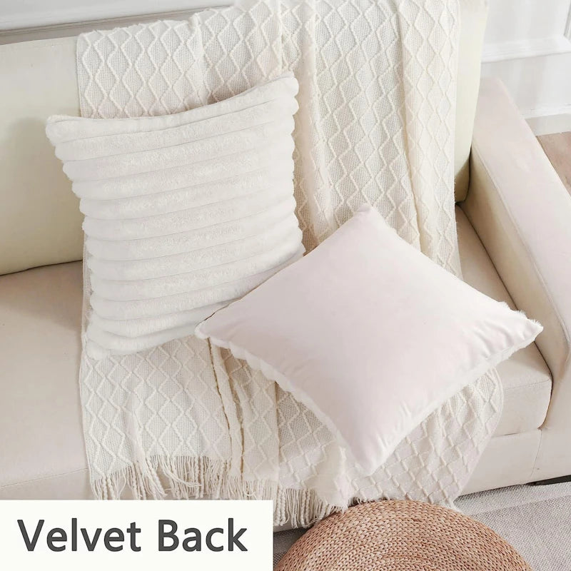 Velvéra Faux Fur Cushion Cover