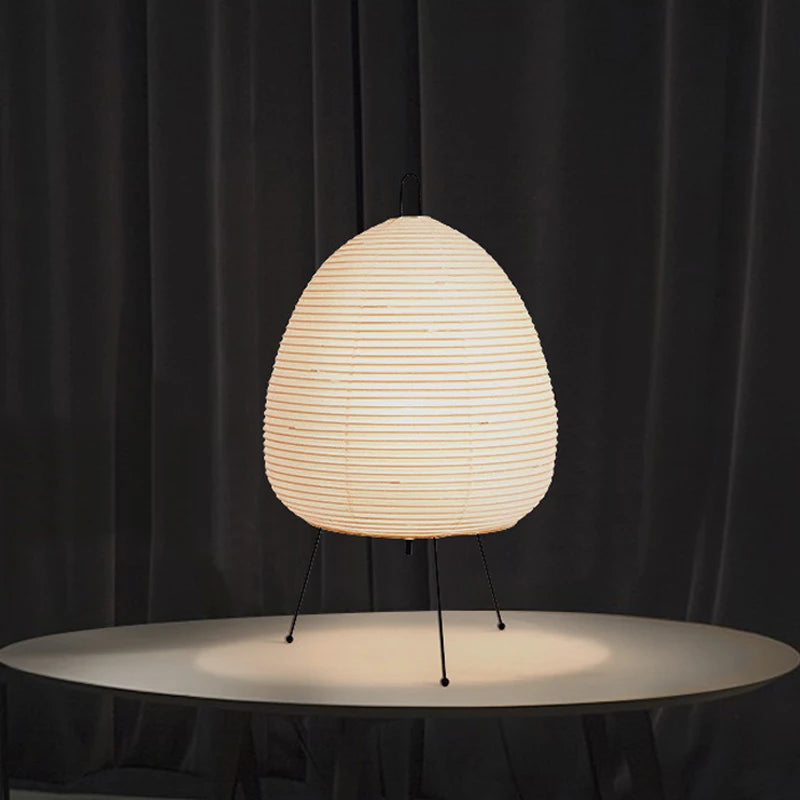 Akari-Inspired Japanese Table Lamp