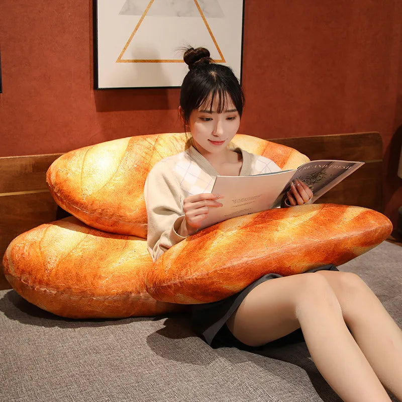 French Bread Plush Pillow