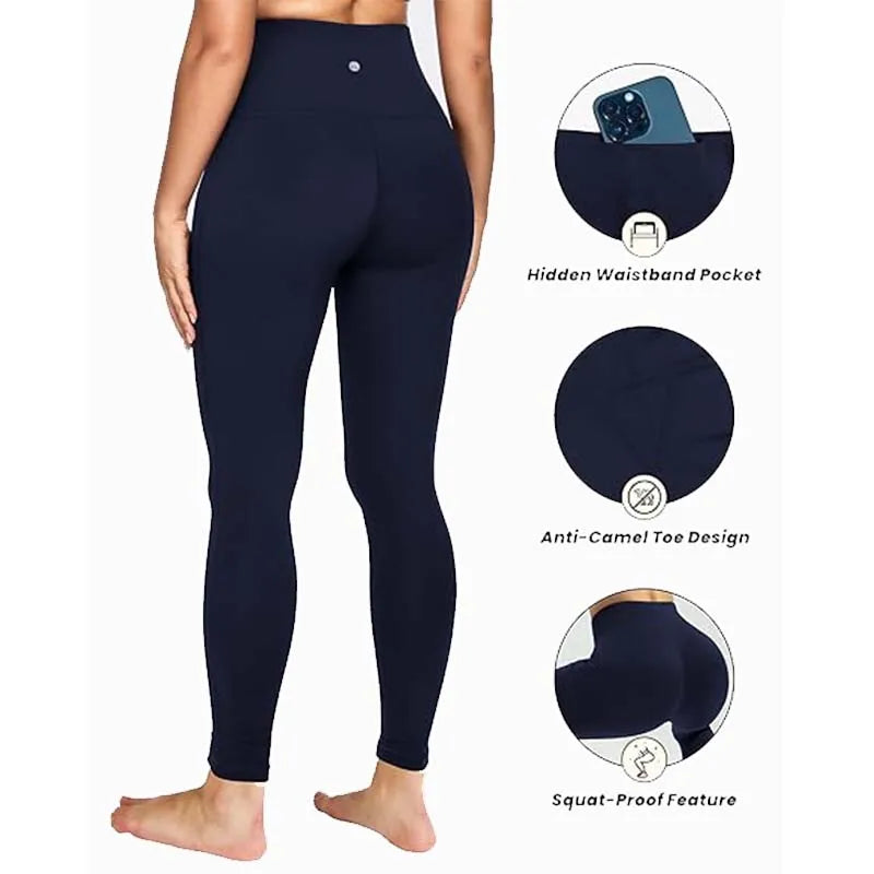 High-Waisted Tummy Control Workout Leggings