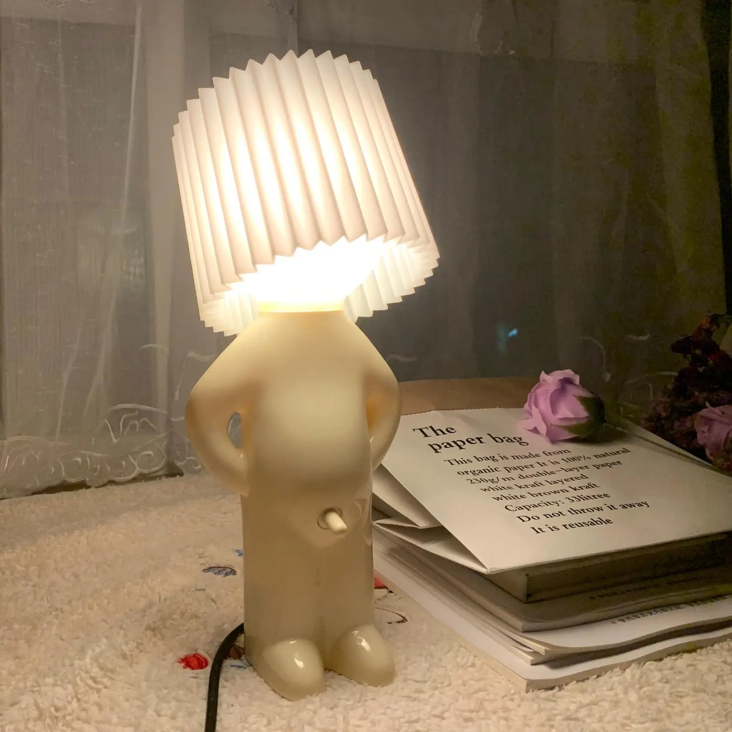 Playful Shy Man Night Lamp