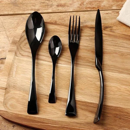 Onyx Noir Cutlery Set